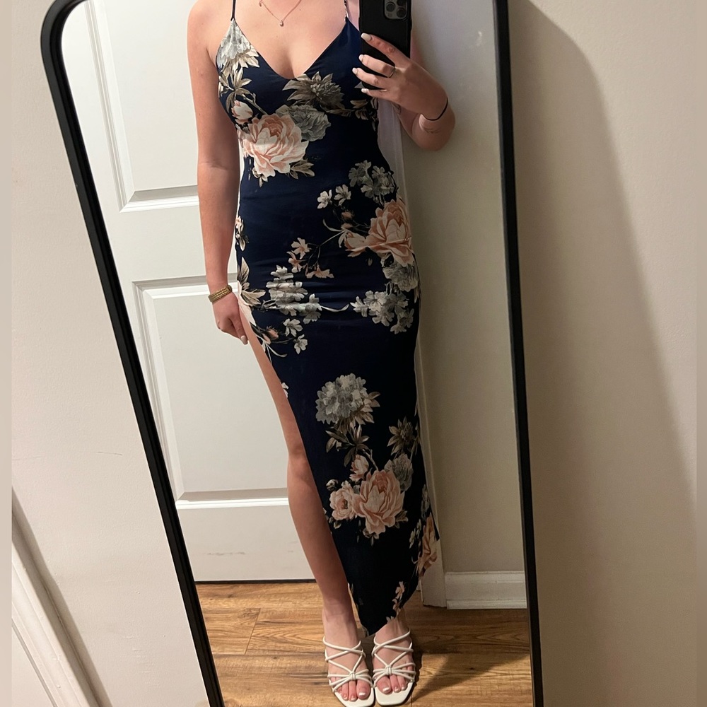 Floral dress from fashion nova size small